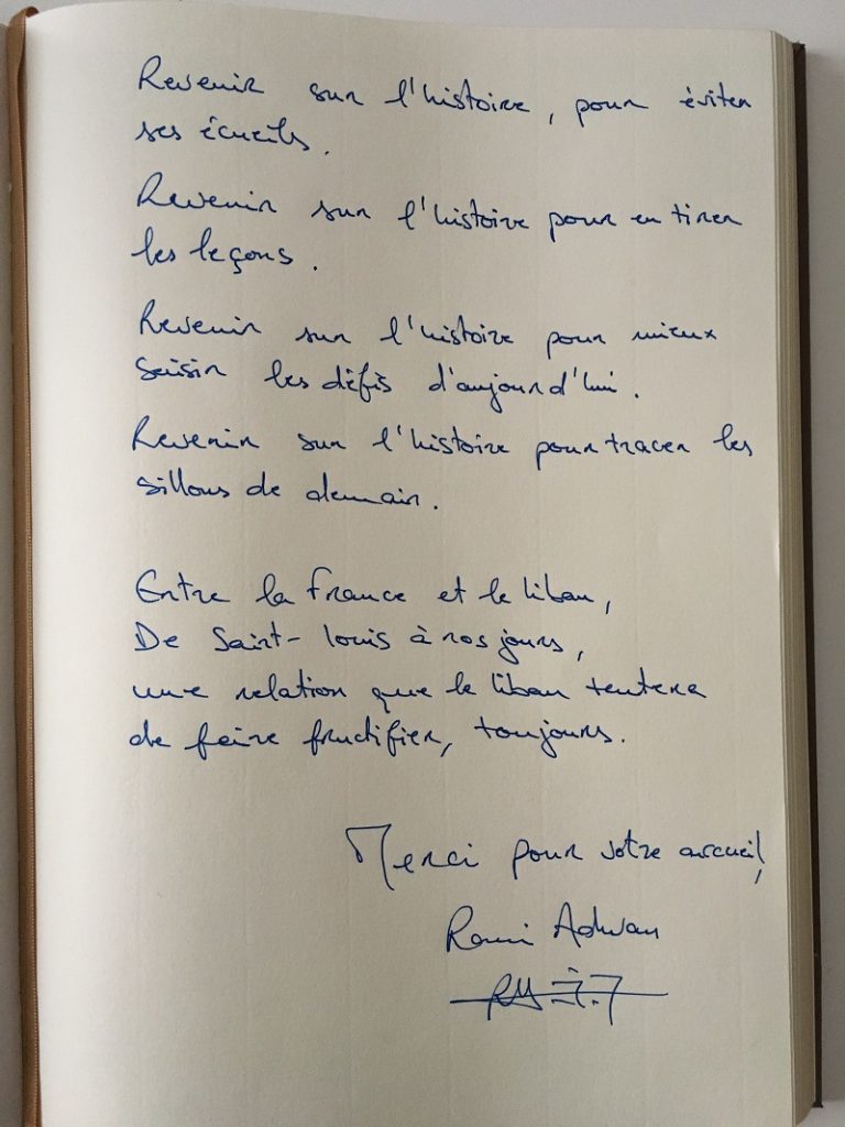 Le livre d'or du Cercle - 6 mars 2018