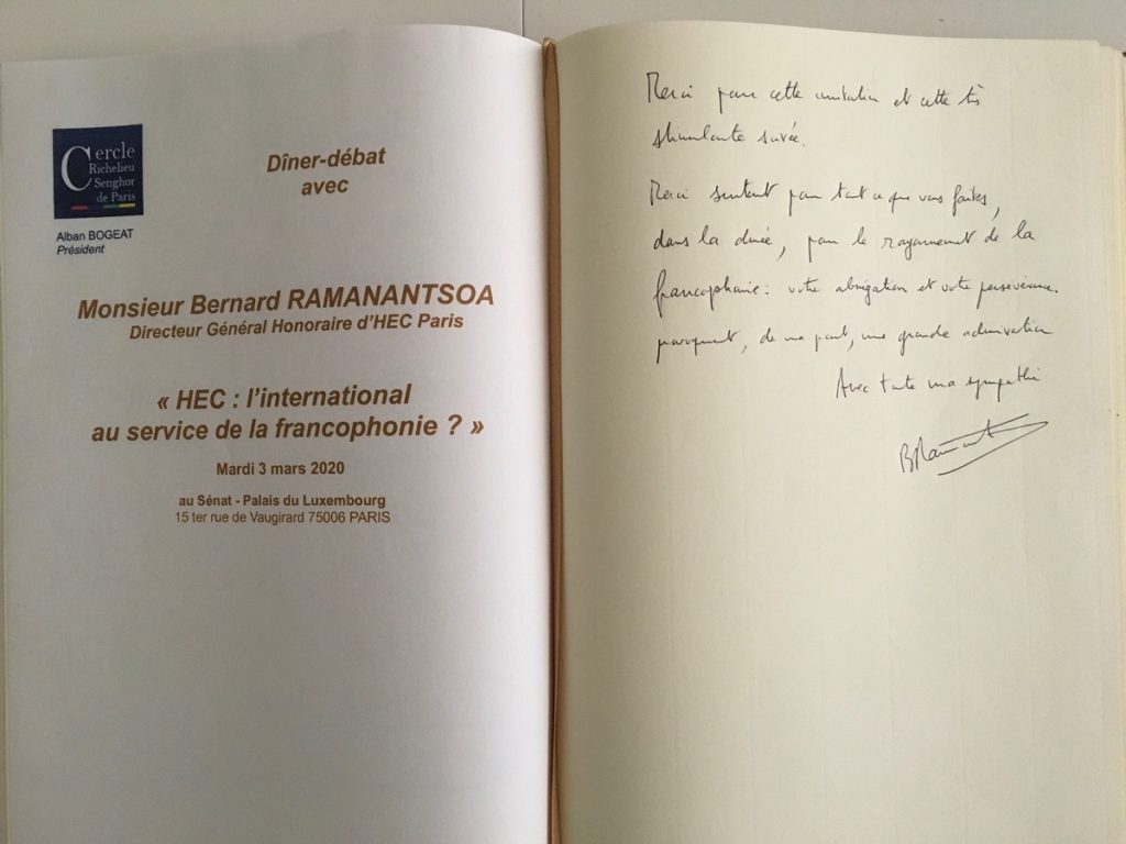 Livre d'or du 3 mars 2020