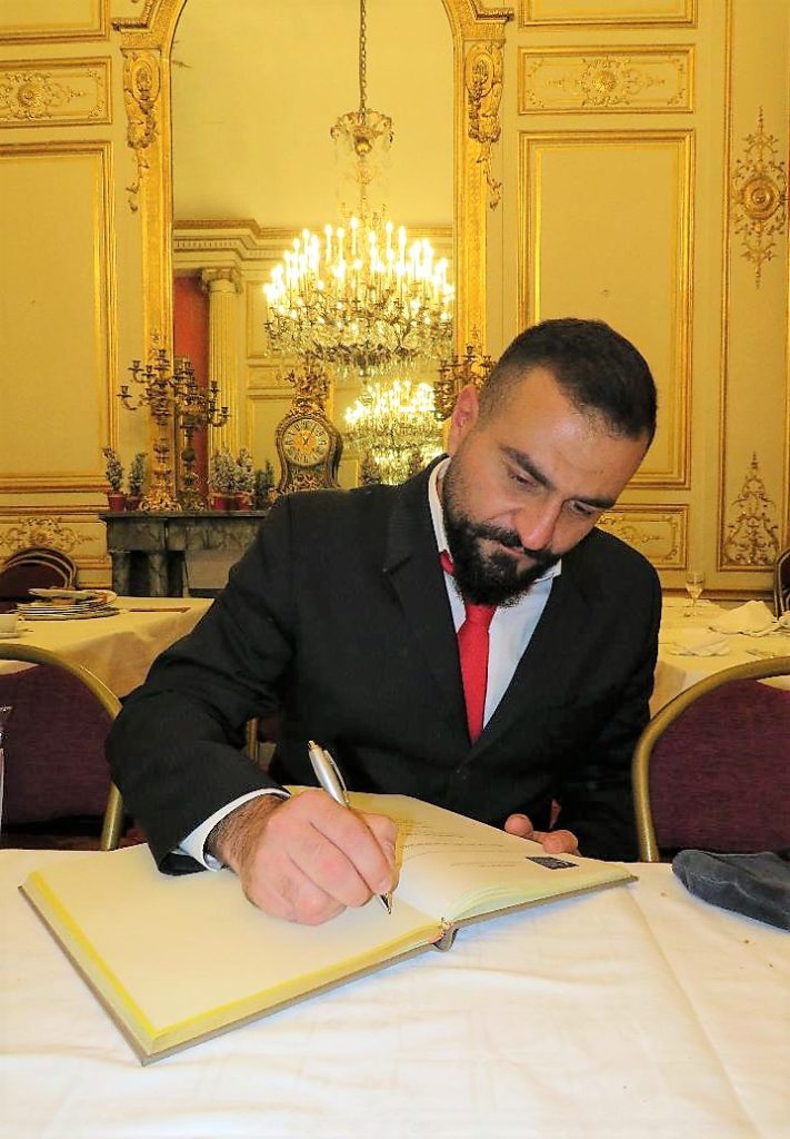 Signature livre d'Or