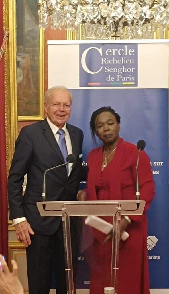 Alban Bogeat et Fatou Diome