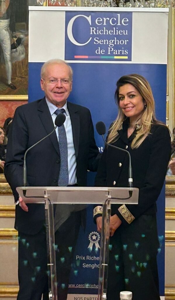 Alban Bogeat et Kim Younes, Présidente-directrice Générale de TV5Monde