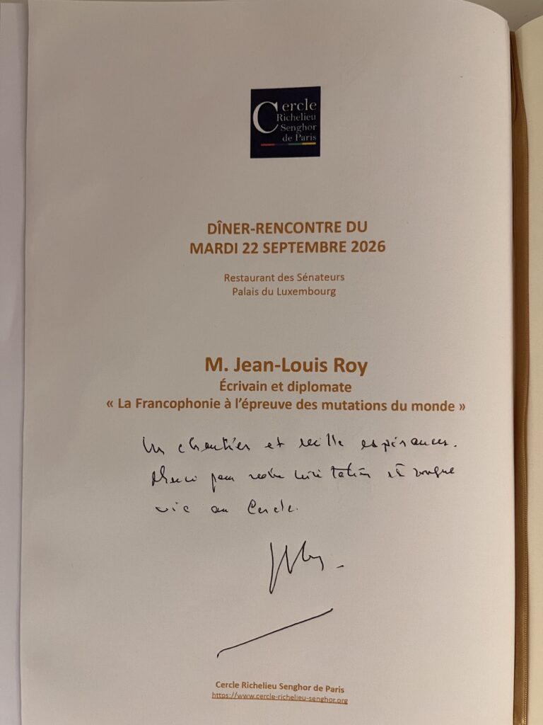 Livre d'or 22 septembre 2026
